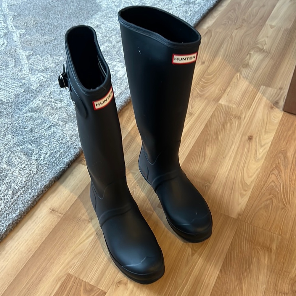COPY - Original Tall Hunter Boots Black sz 10